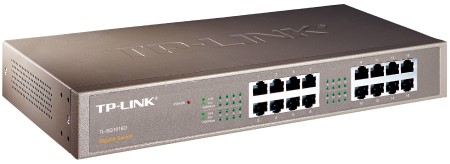 Tp-link komutatorius tl-sg1016d 1000mbps, automatinis mac adresų mokymasis, automatinis mdi/mdix
