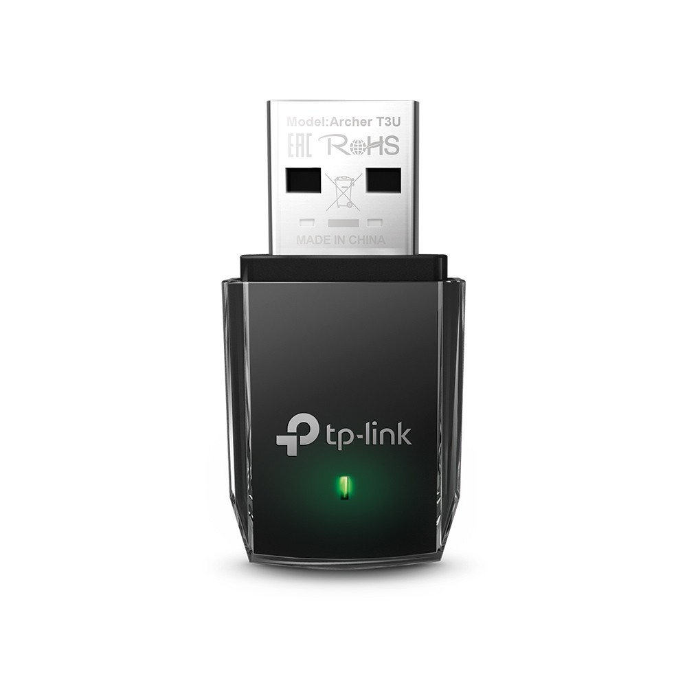 Dvigubos juostos usb adapteris tp-link archer t3u