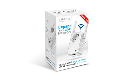 tP-link belaidžio signalo ilgintuvas su maitinimo lizdu, 300 mbps