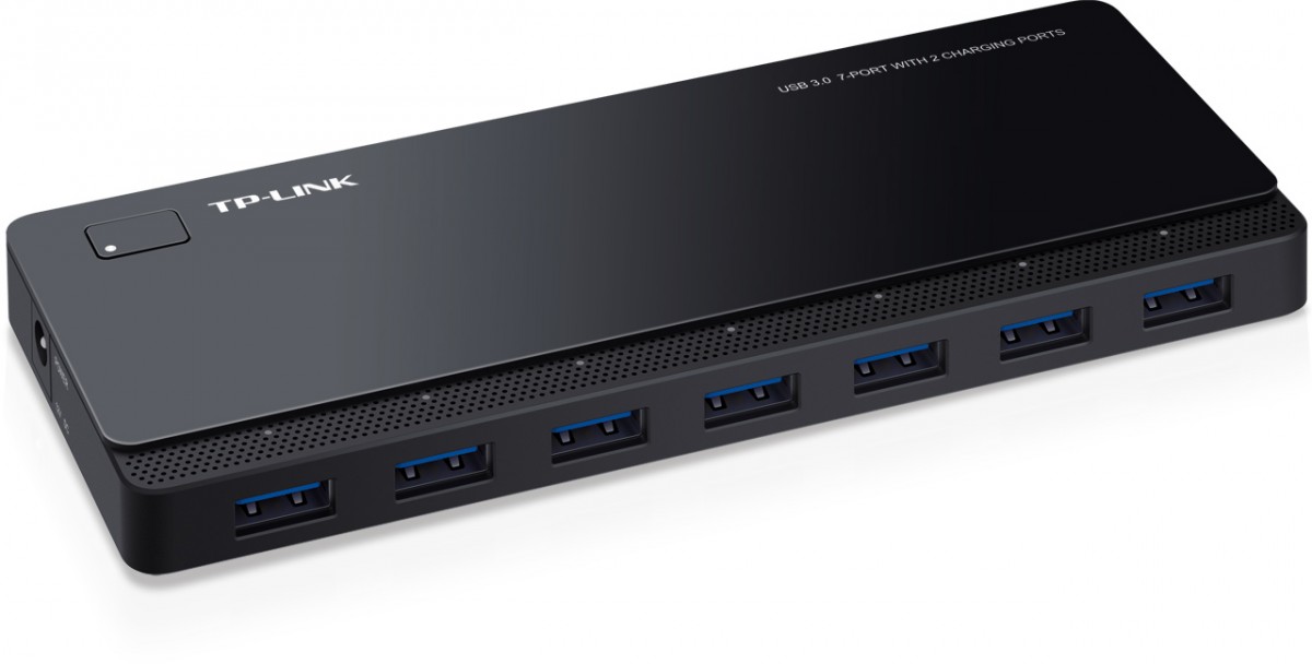 Tp-link uh720 usb šakotuvas su 7 usb 3.0 prievadais