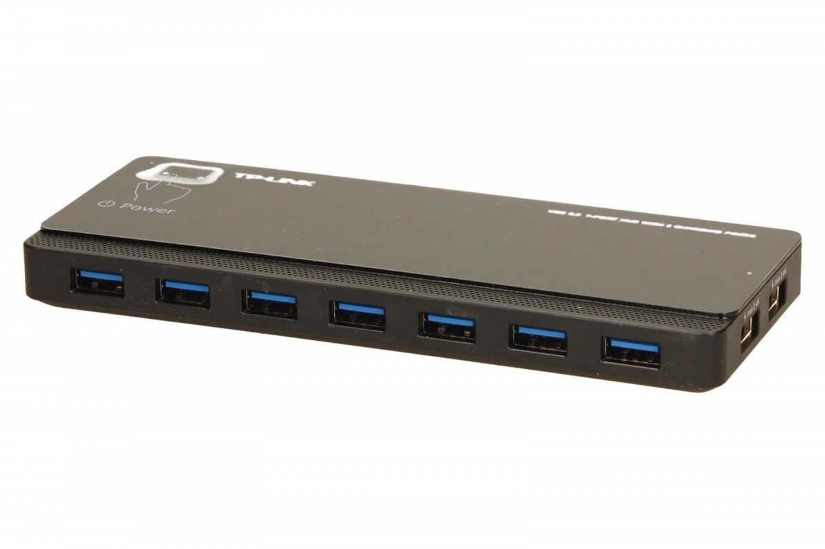 Tp-link uh720 usb šakotuvas su 7 usb 3.0 prievadais