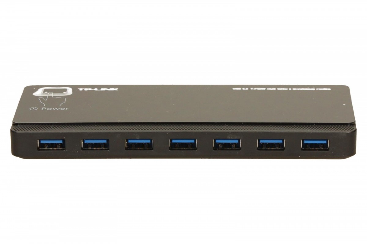 Tp-link uh720 usb šakotuvas su 7 usb 3.0 prievadais
