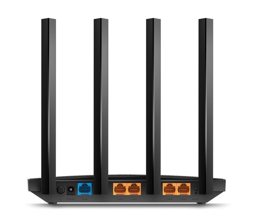 tp-link archer c6 ac1200 belaidis dviejų dažnių gigabitinis maršrutizatorius