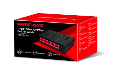 Mercusys ms105g - 5 portų komutatorius