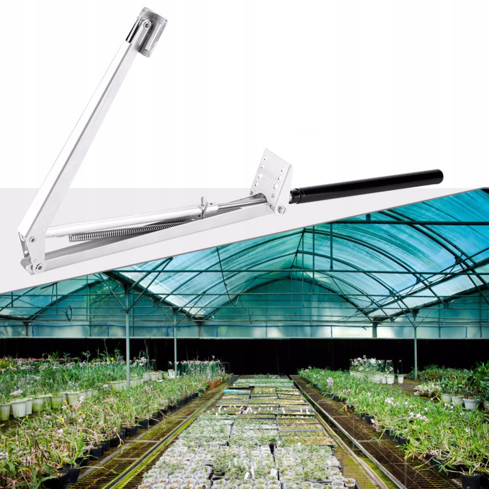 Automatinis „greenhouse window“ atidarytuvo langų atidarytuvas, skirtas 338 mm šiltnamiui