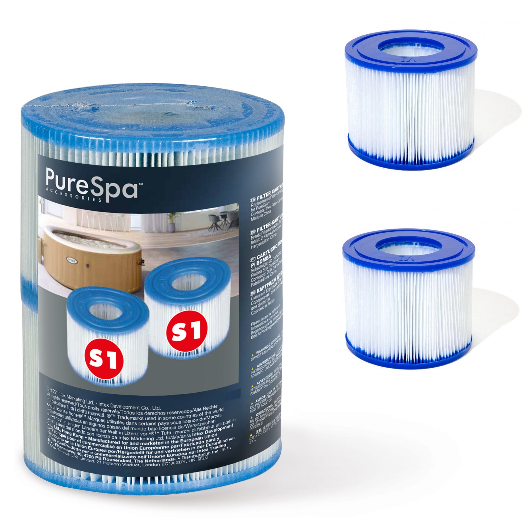 Kasetė intex spa baseino filtrui s1 tipo, 2 vnt.