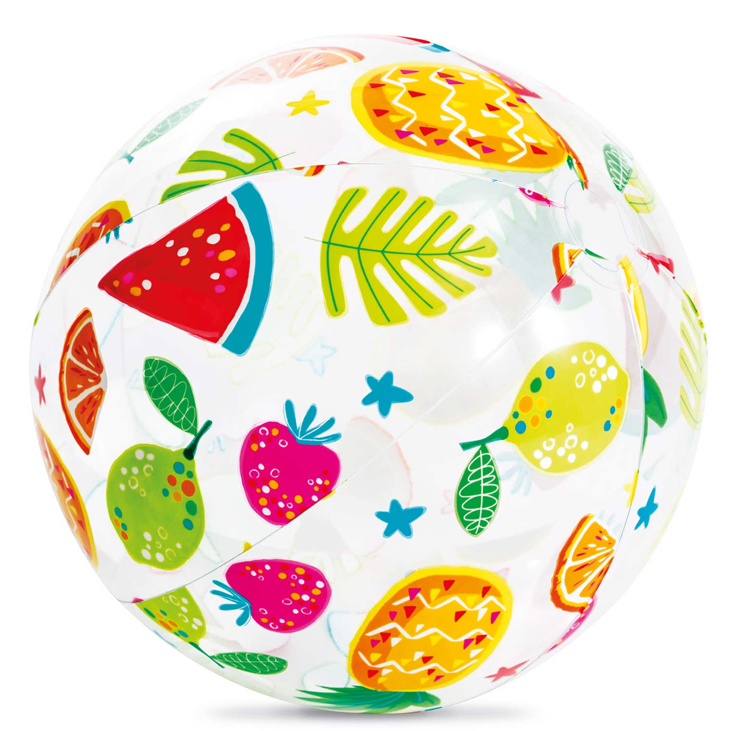 Pripučiamas paplūdimio kamuolys Intex Lively Print, 51 cm