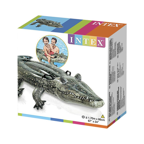 Intex 57551 pripučiamas krokodilo čiužinys