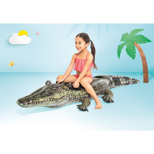 Intex 57551 pripučiamas krokodilo čiužinys