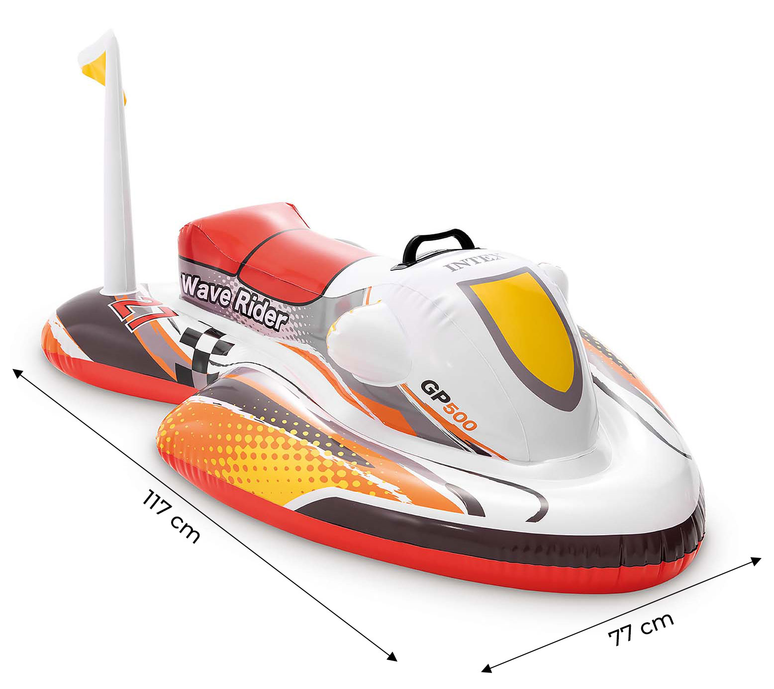 Pripučiamas plaustas intex wave rider