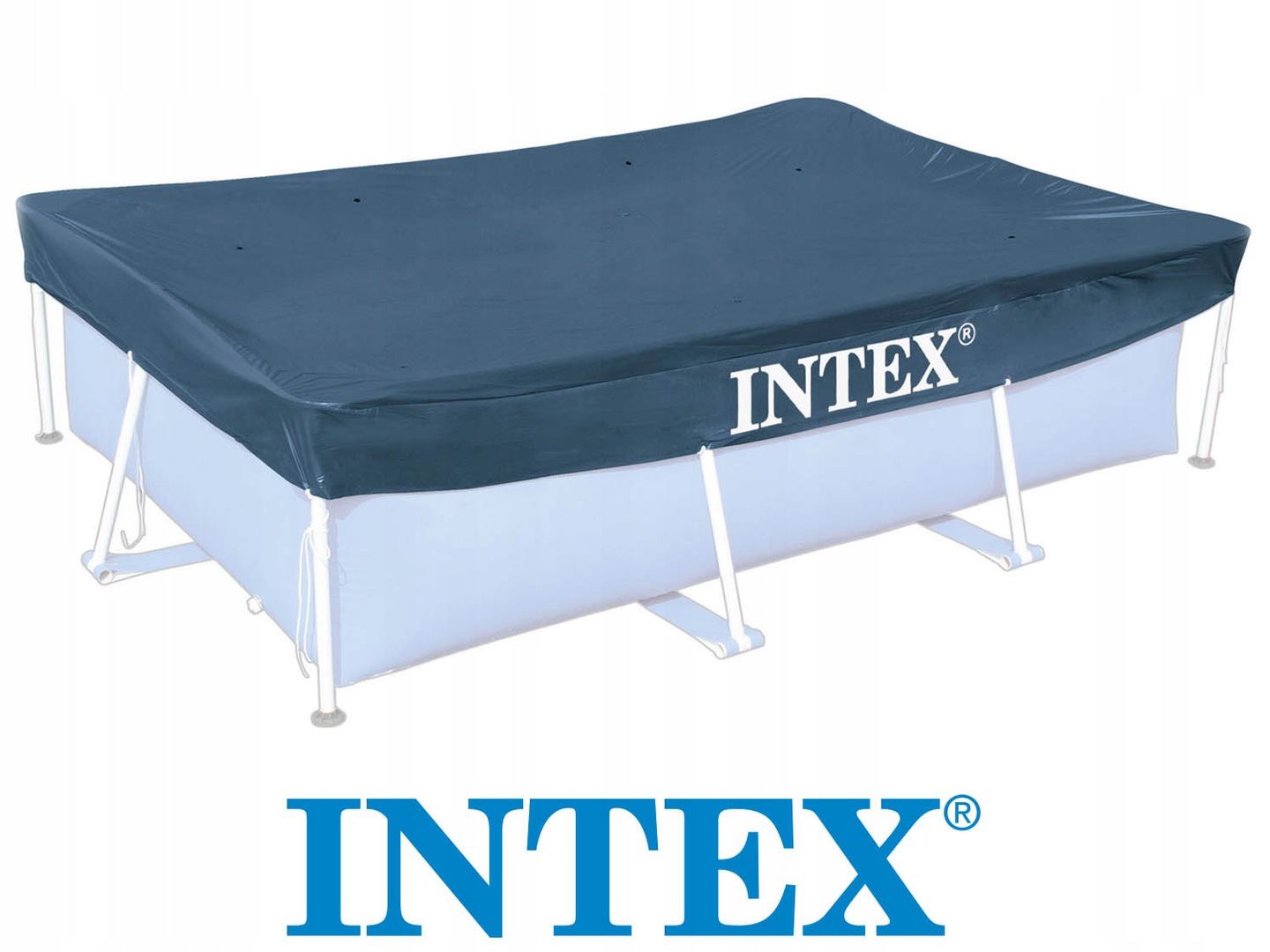 Baseino uždangalas intex rectangular frame 450x220 cm
