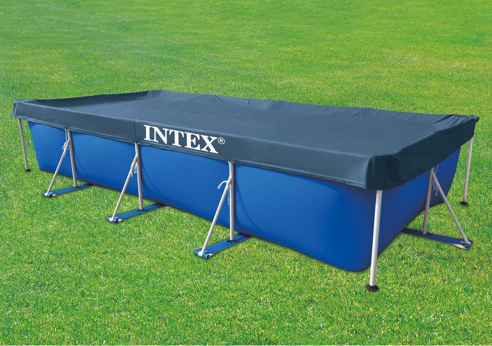 Baseino uždangalas intex rectangular frame 450x220 cm