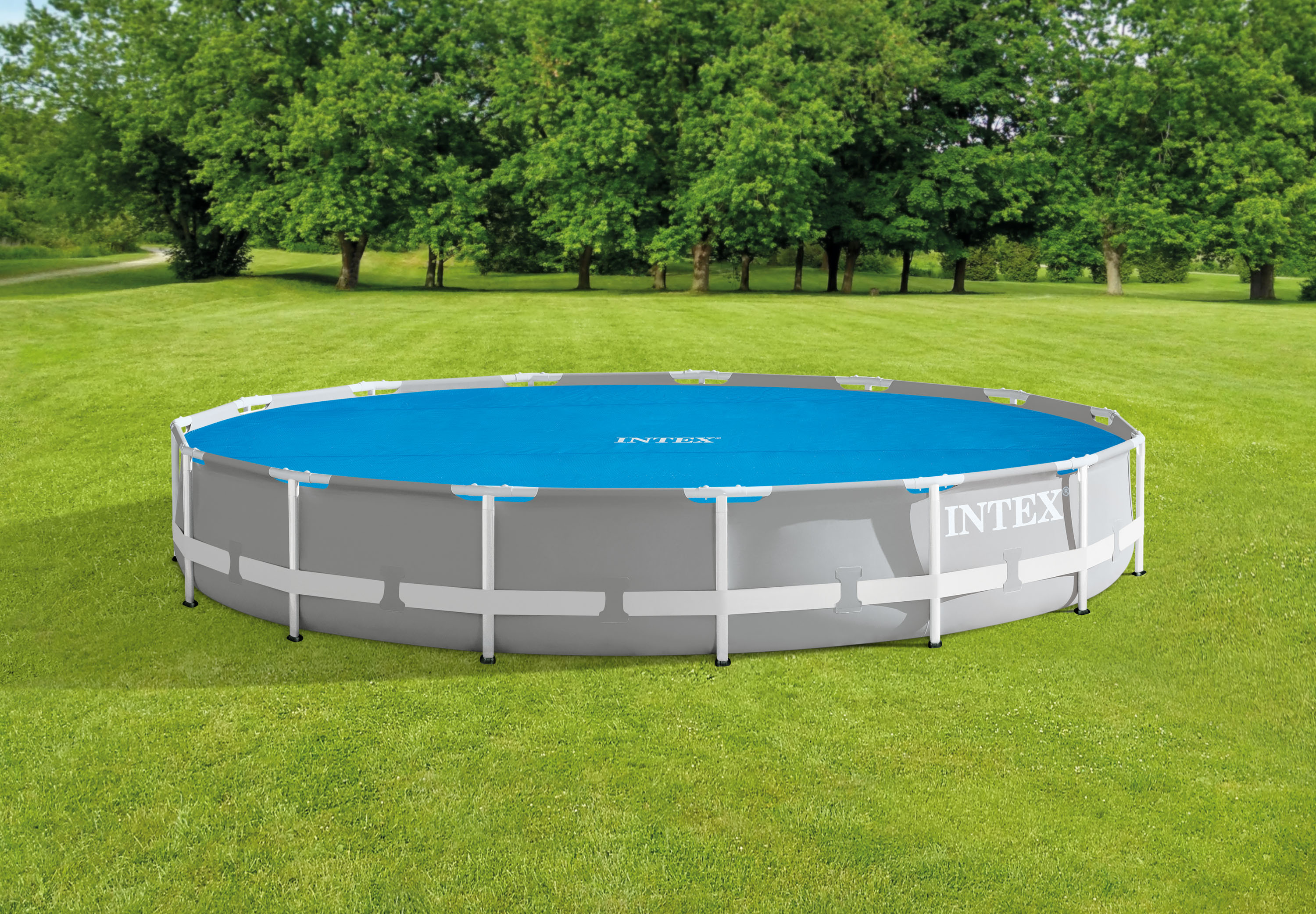 Baseino uždangalas intex solar, 457 cm