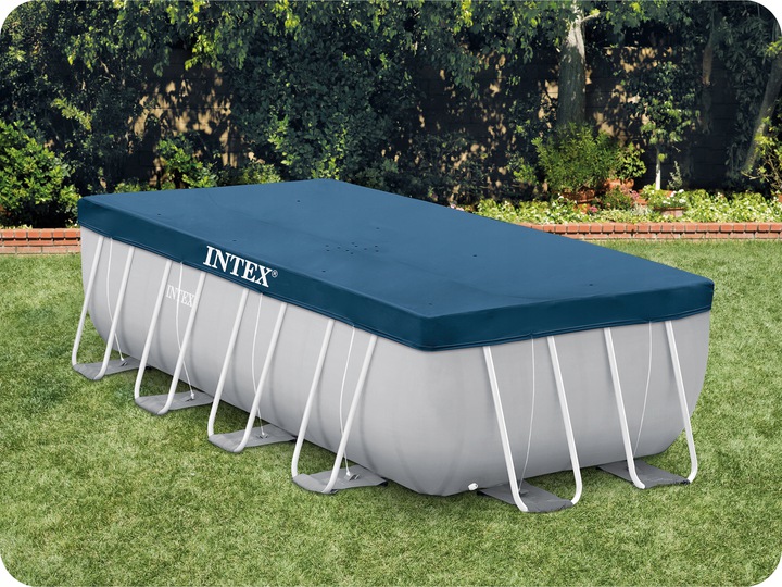 Baseino uždangalas intex rectangular frame 400x200 cm