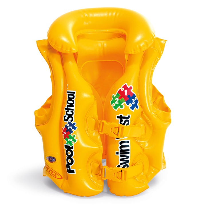 Pripučiama plaukimo liemenė vaikams Intex Pool School Deluxe