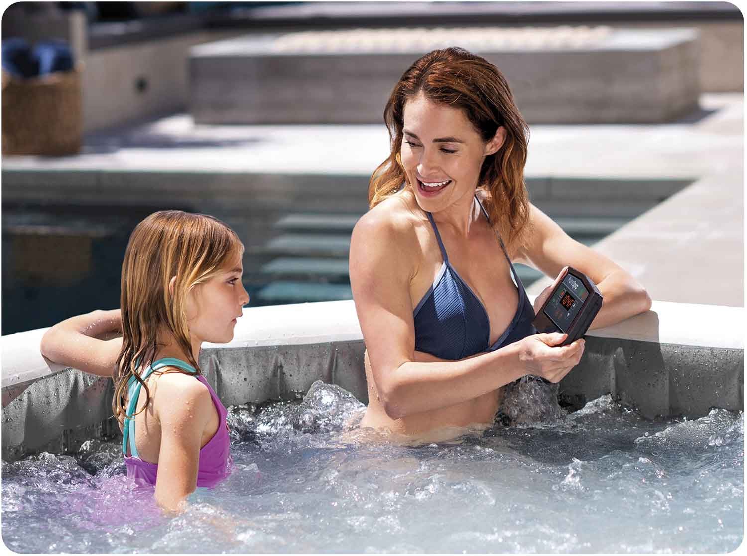 Intex purespa greywood deluxe pripučiamas spa baseinas, 216 x 71 cm, 6 vietų