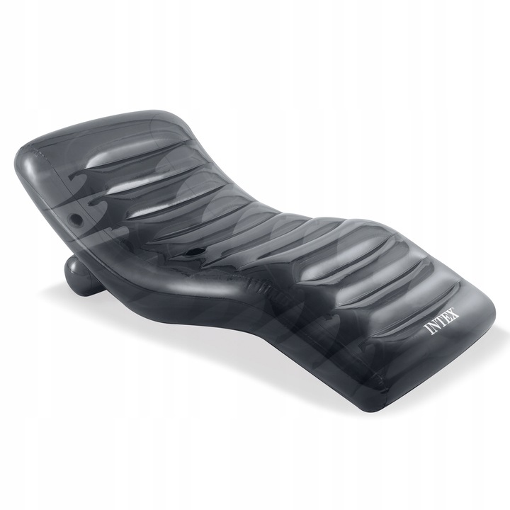 Pripučiamas čiužinys su atlošu Intex 191 x 99 cm, pilka