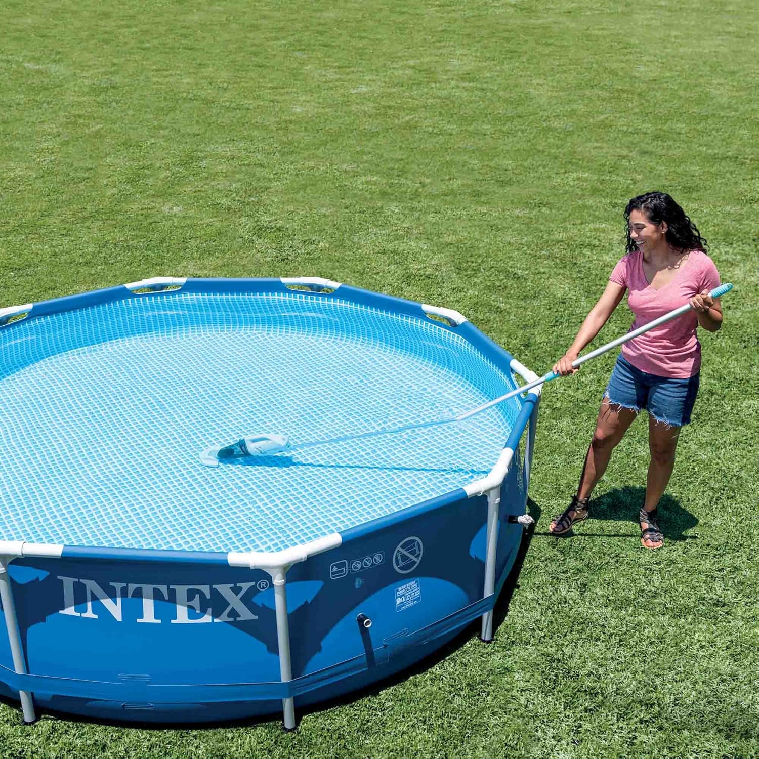 Intex zr100 įkraunamas baseino dulkių siurblys
