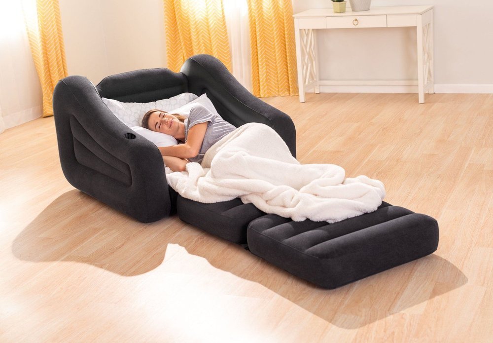 Pripučiamas fotelis intex pull-out chair 117 x 224 x 66 cm