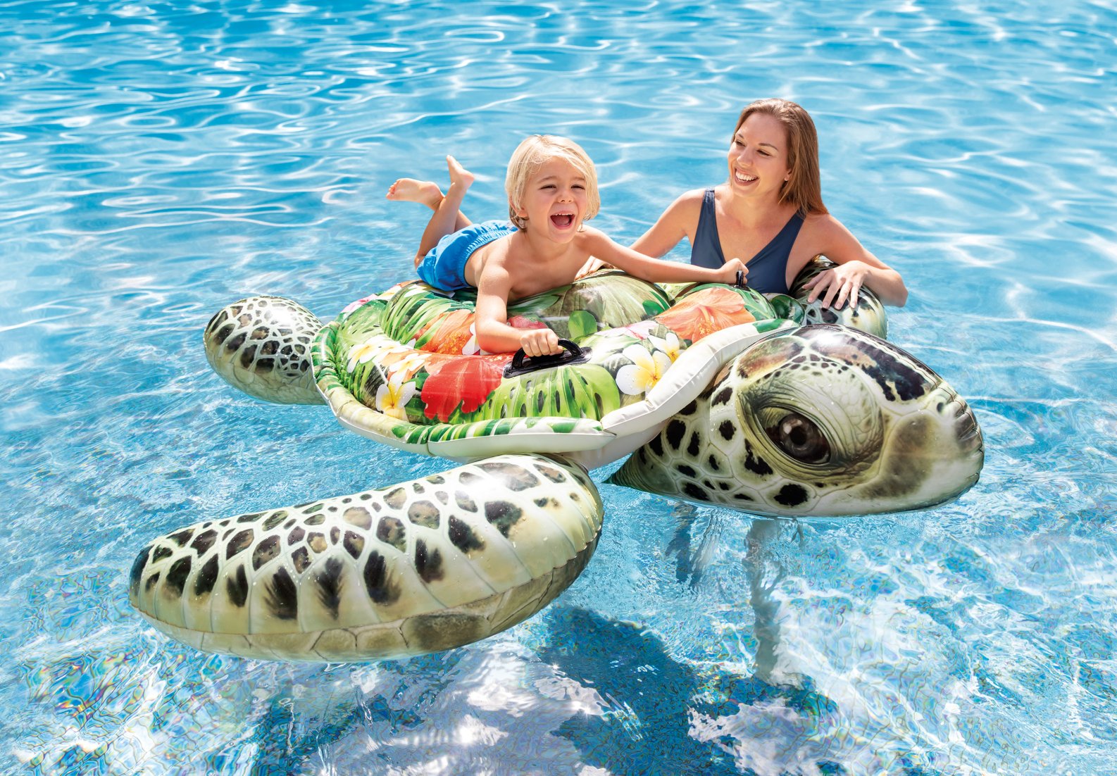 Pripučiamas plaustas Intex Realistic Sea Turtle
