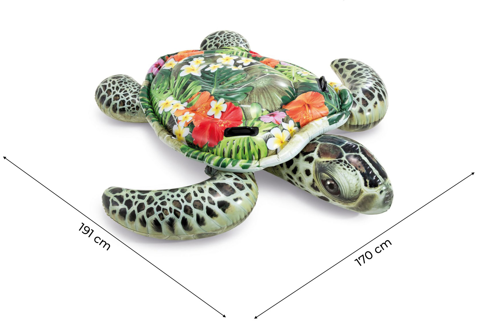 Pripučiamas plaustas Intex Realistic Sea Turtle