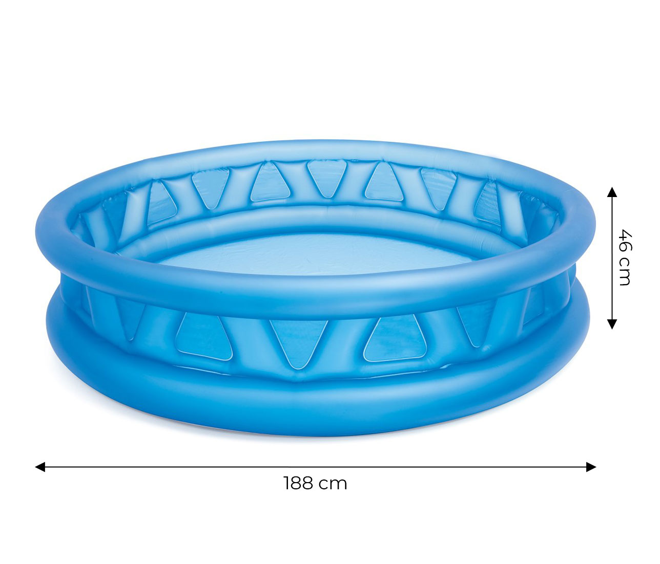 Pripučiamas baseinas intex soft side, 188x46 cm