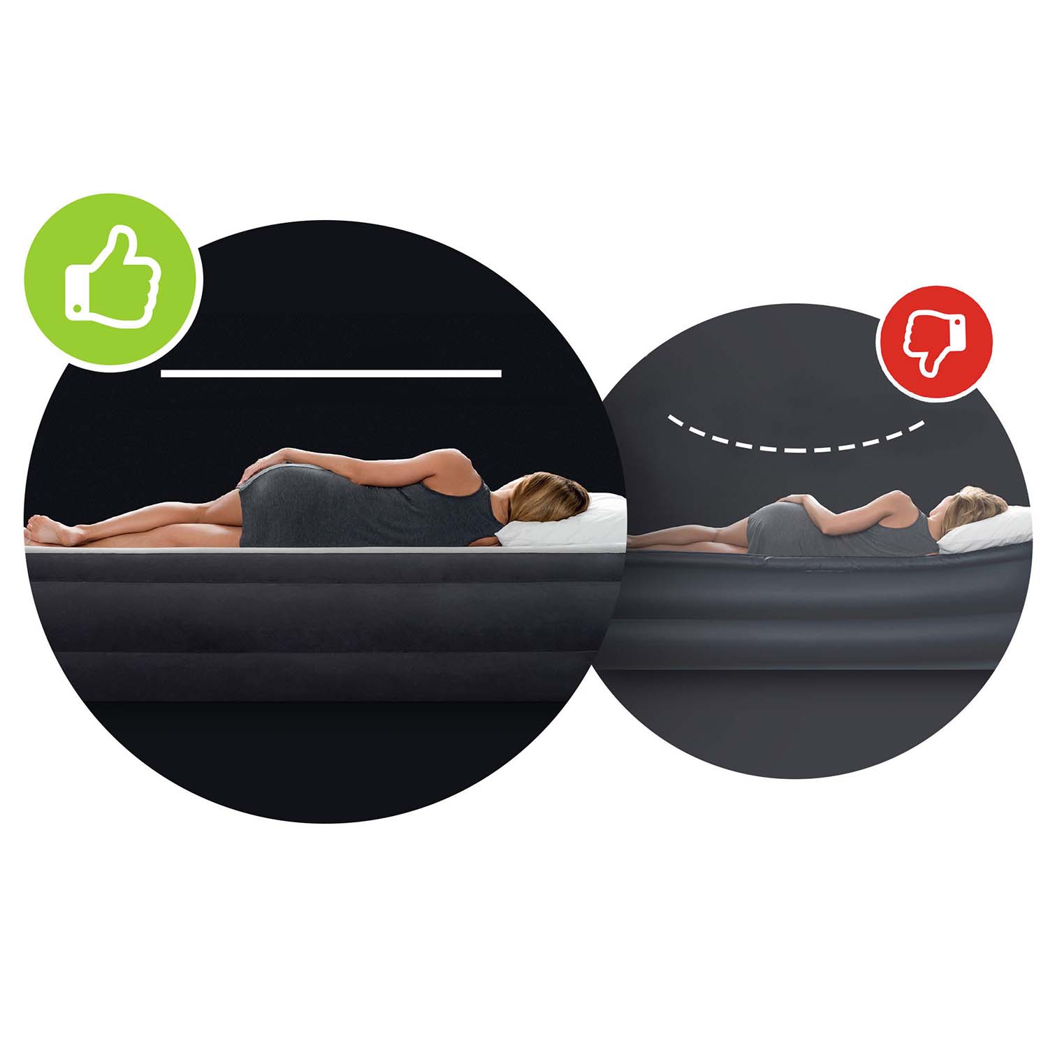 Pripučiamas čiužinys Intex Air Bed, 137x25x191 cm
