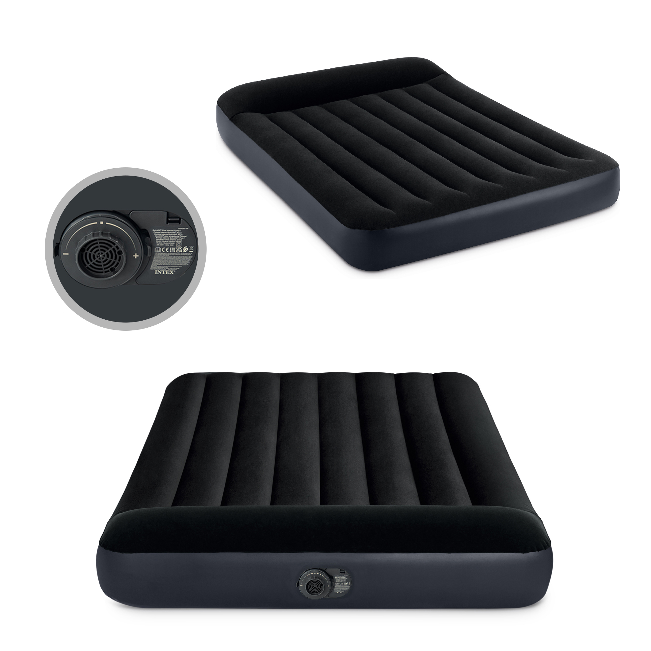 Pripučiamas čiužinys Intex Air Bed, 137x25x191 cm