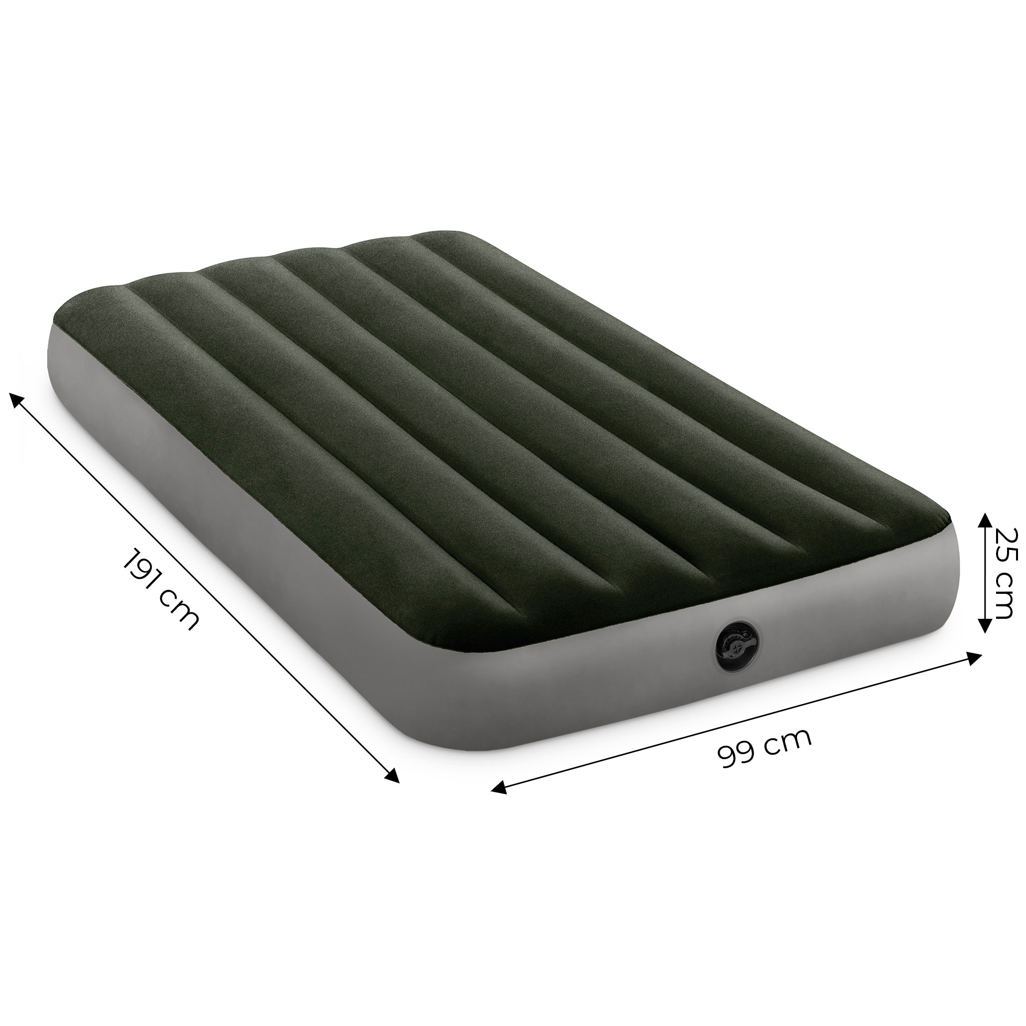 Pripučiamas čiužinys Intex Prestige Downy Twin, 191x99x25 cm