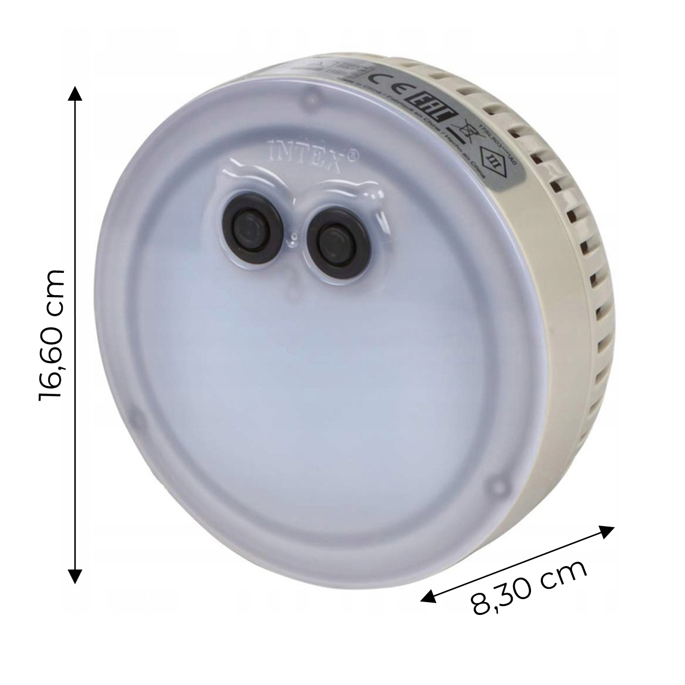 Šviestuvas masažiniam baseinui intex led spa light