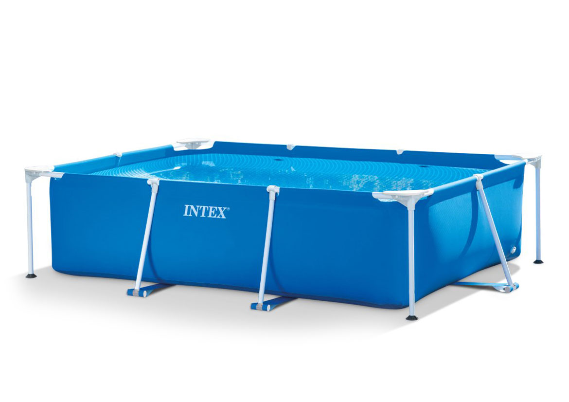 Karkasinis baseinas intex rectangular frame 260x160x65 cm, be filtro