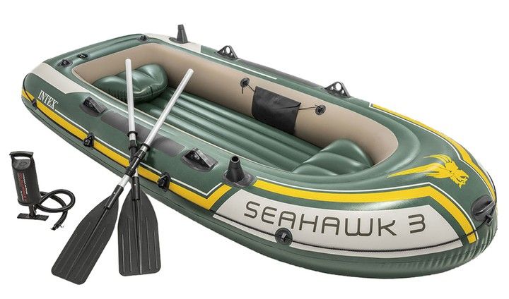 Pripučiama trivietė valtis Intex Seahawk 3