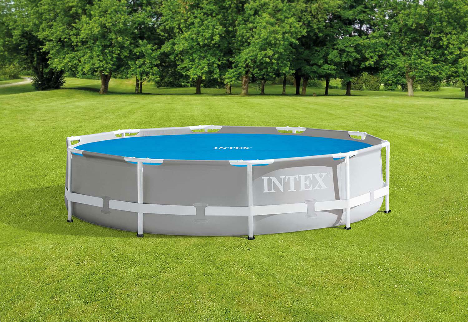 Baseino uždangalas intex solar, 366 cm