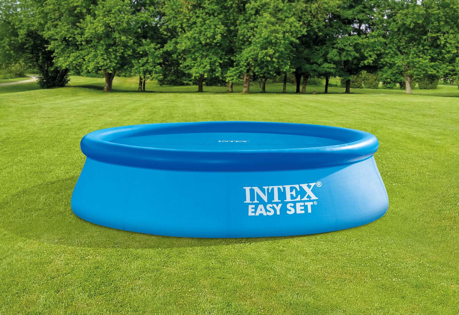 Baseino uždangalas intex solar, 366 cm
