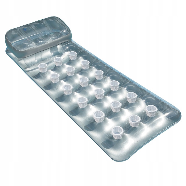 Pripučiamas paplūdimio čiužinys intex 18 pocket suntainer mat 188x71cm