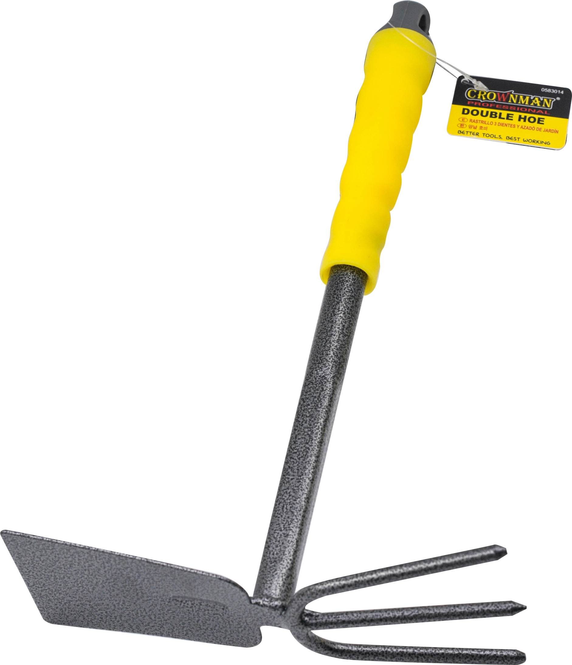 Sodo motka 2in1 - dvipusis ekskavatorius su nagais - 30 cm