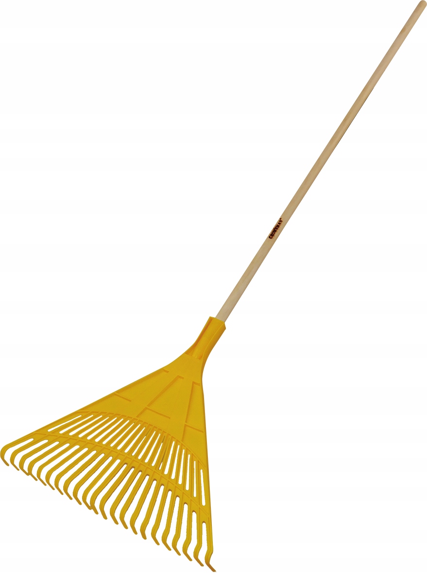 Sodo žolės lapų grėblys su kotu 120 cm