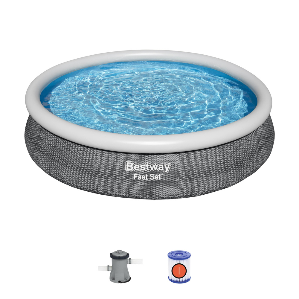 Baseinas Bestway Fast Set 366x76 cm, su filtru