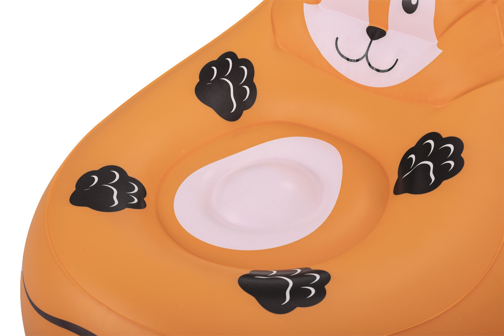 Pripučiamas sedmaišis bestway, 72x72x64 cm, oranžinis