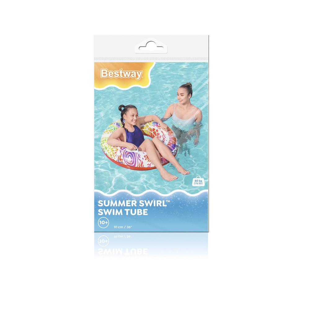 Pripučiamas plaukimo ratas bestway 91 cm