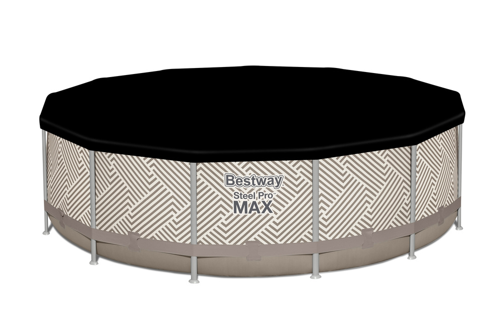 Karkasinis baseinas su stogu bestway steel pro 561fy, 396x107 cm, su filtru