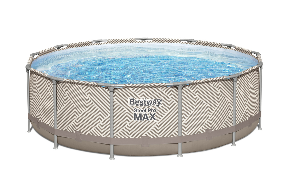 Karkasinis baseinas su stogu bestway steel pro 561fy, 396x107 cm, su filtru