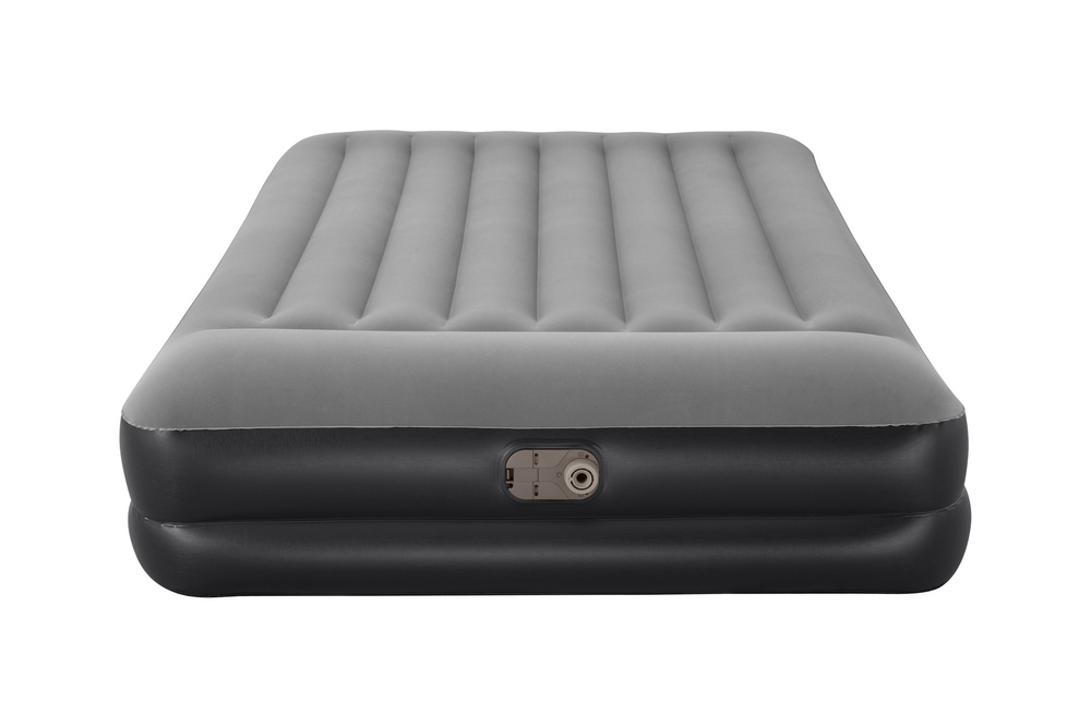 Pripučiamas čiužinys bestway tritech aerolux, 203x152x46cm, su integruota double xl/mid elektrine pompa
