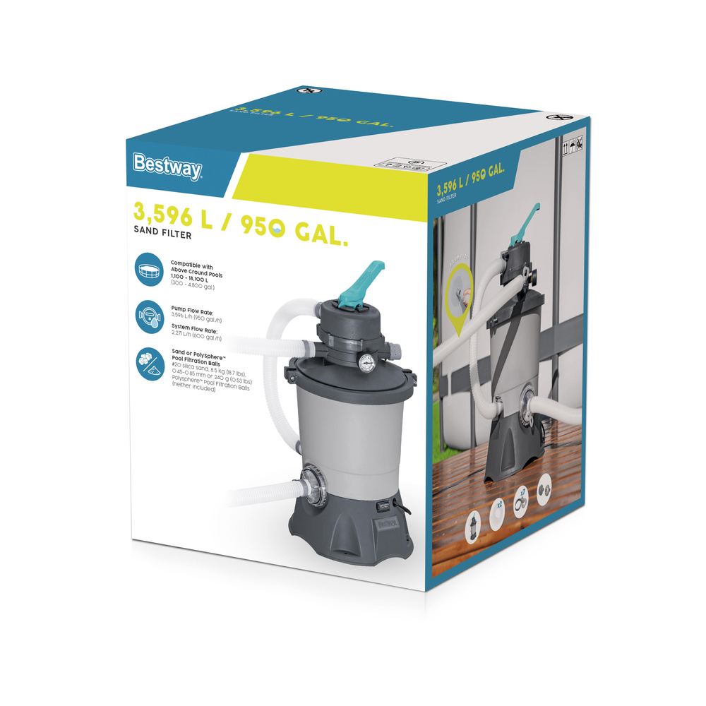 Smėlio filtras flowclear 3028l/800gal