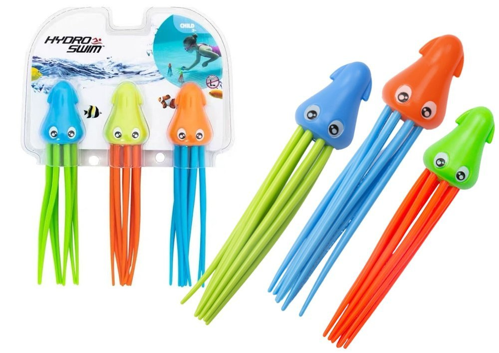 Nardymo žaislų rinkinys bestway octopus, 3 vnt