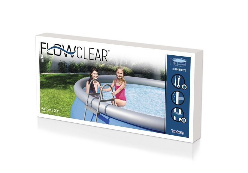 Baseino kopėčios bestway flowclear, 84 cm