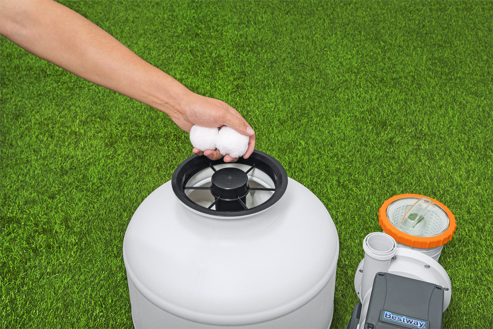 Baseino vandens smėlio filtras su pompa bestway flowclear, 11355 l/val.