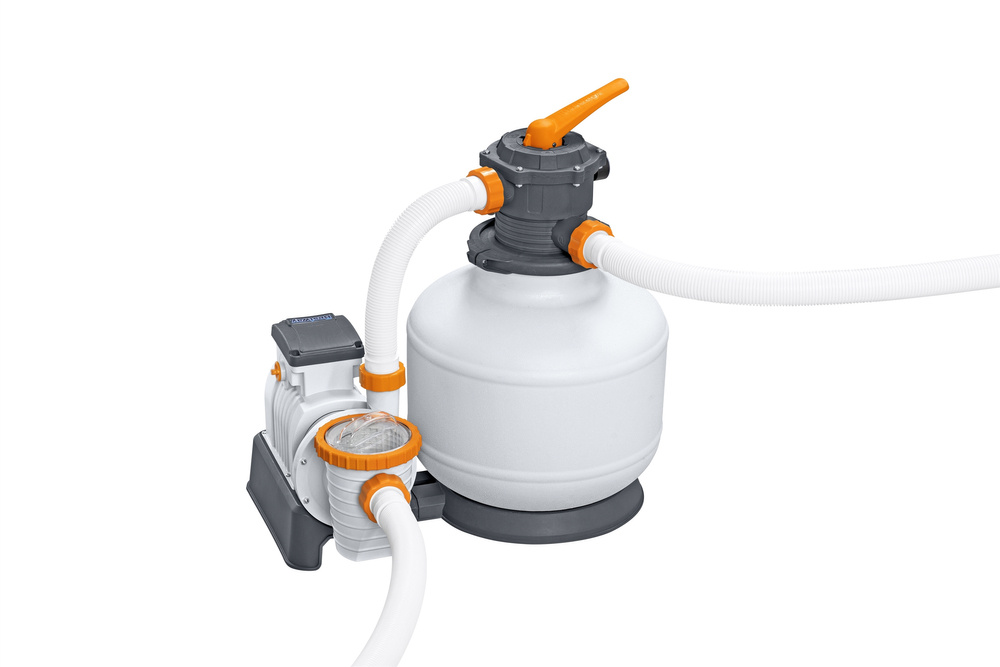 Baseino vandens smėlio filtras su pompa bestway flowclear, 11355 l/val.