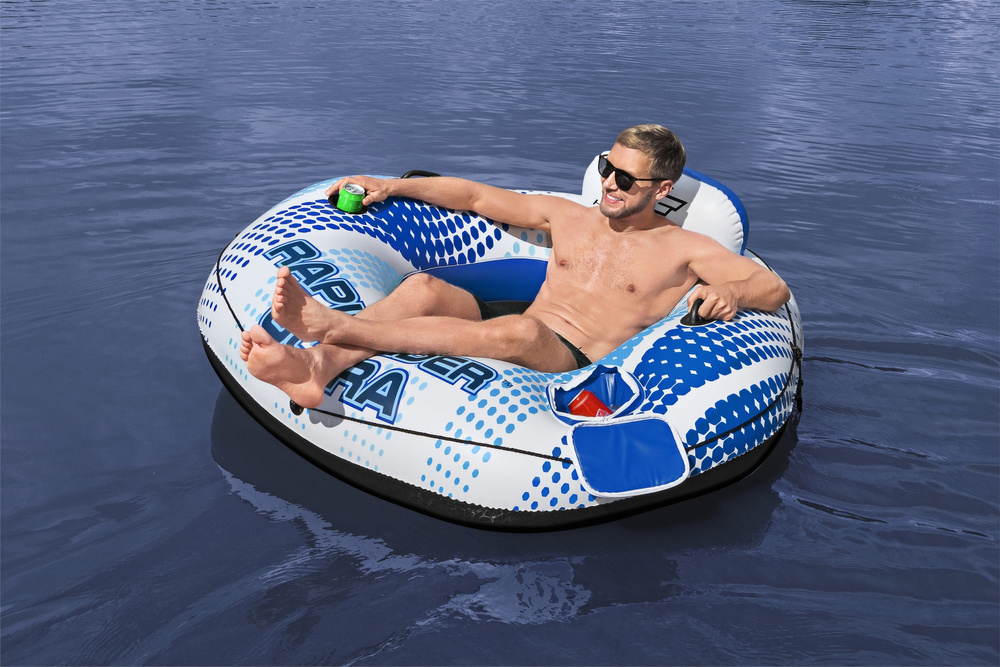 Pripučiamas plaustas bestway, 165 cm, mėlynas