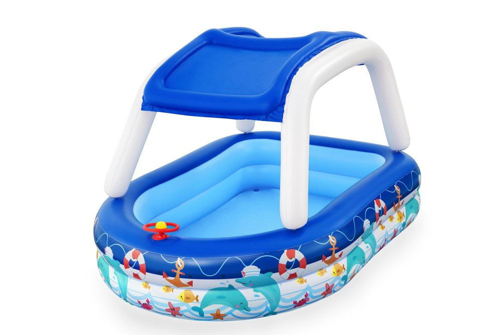 Pripučiamas baseinas bestway sea captain, 213x132 cm